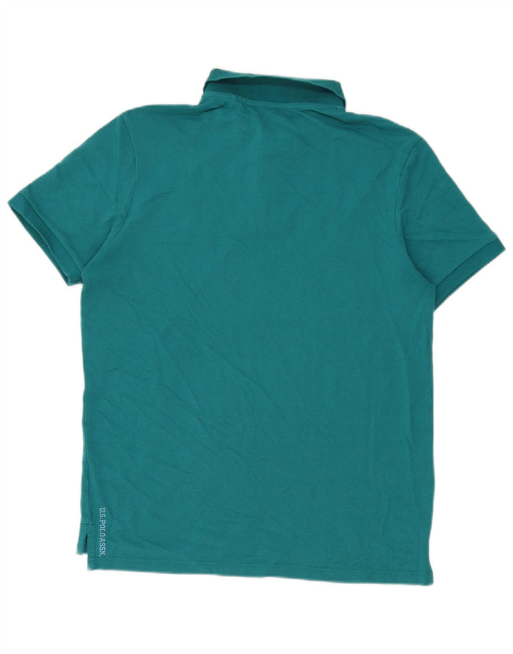 U.S. Polo Assn. Cămașă pentru bărbați verde mediu
