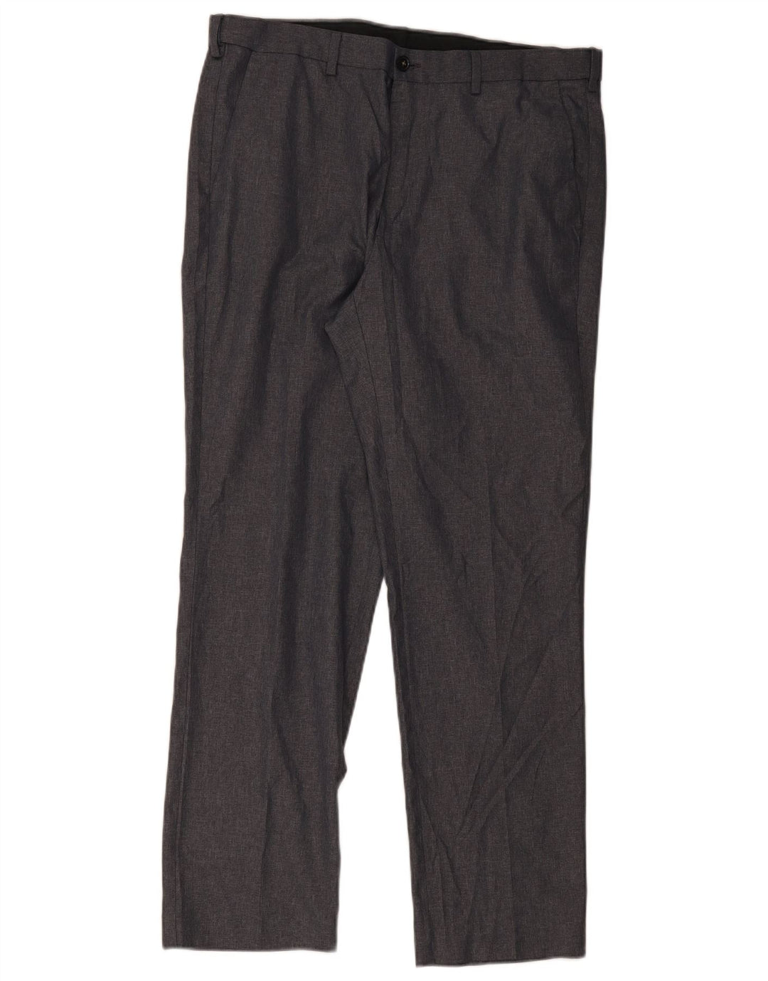 Pantaloni chino drepți pentru bărbați Marks & Spencer L36 L30 poliester gri