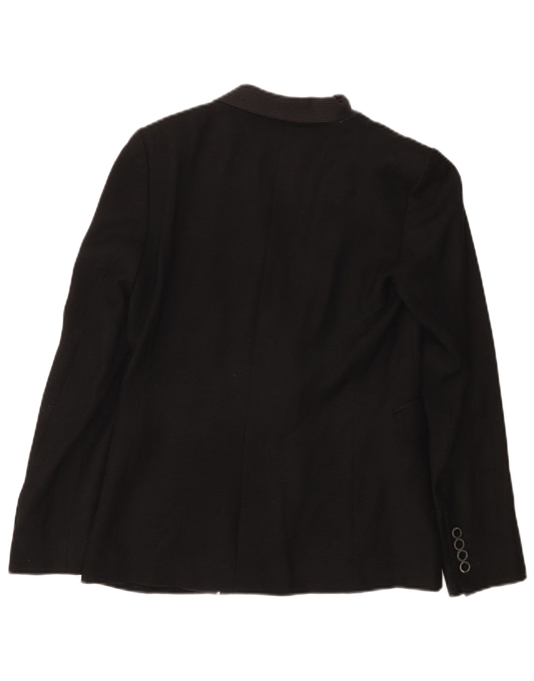 MASSIMO DUTTI Jachetă Blazer Femei 1 Buton EU 36 XS Lână Neagră