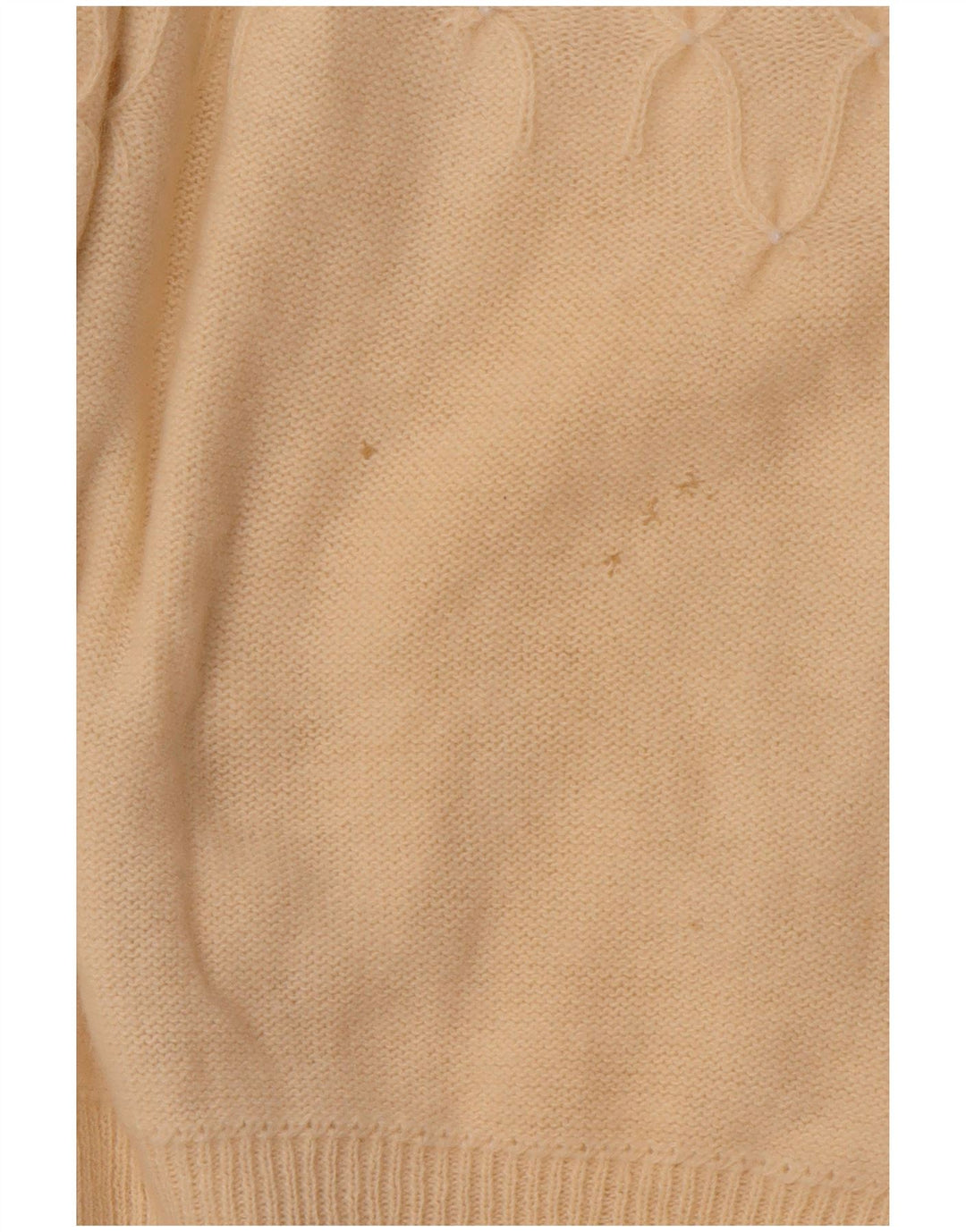VINTAGE Womens Cardigan Sweater UK 14 Medium Beige