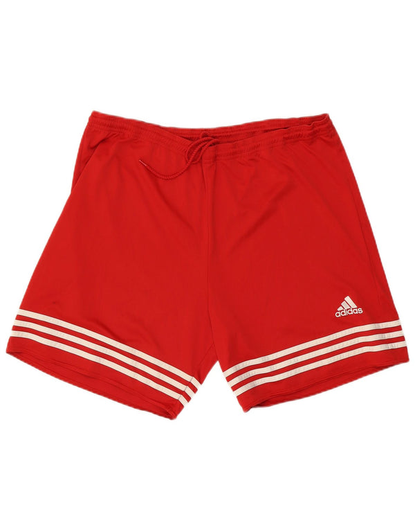 Pantaloni scurți sport pentru bărbați Adidas Climalite XL poliester roșu