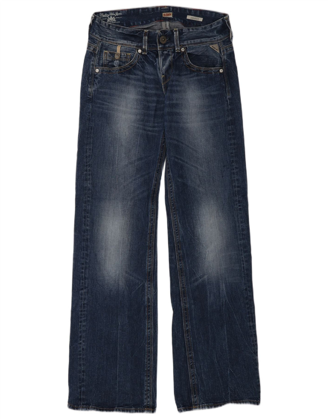 Replay Blugi Janice Bootcut pentru femei W27 L34 Bumbac albastru