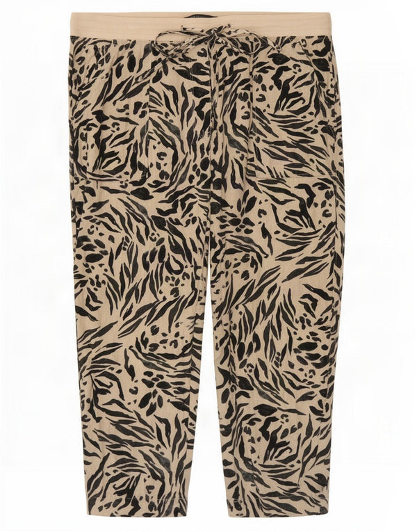 Pantaloni tăiați pentru femei Marks & Spencer UK 16 Large W36 L25 Bej