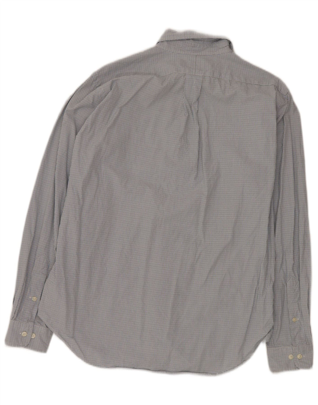 Cămașă pentru bărbați RALPH LAUREN Mărimea 15 1/2 Bumbac Vichy albastru mediu