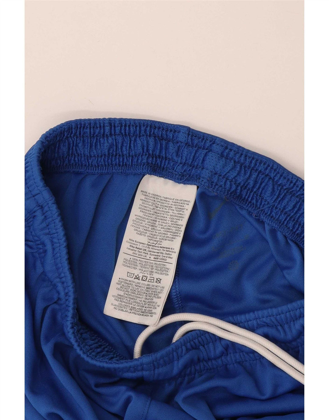 Pantaloni scurți sport Nike pentru bărbați, mici, albastru, poliester