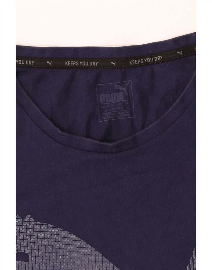 Tricou grafic Puma pentru bărbați Top mare bleumarin