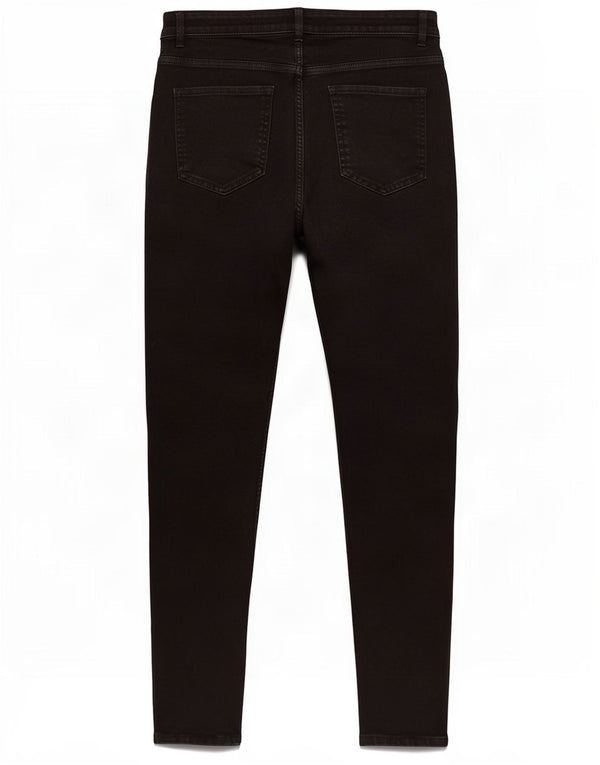 Marks & Spencer Blugi skinny crop pentru femei UK 12 Medium W30 L25 Bumbac negru