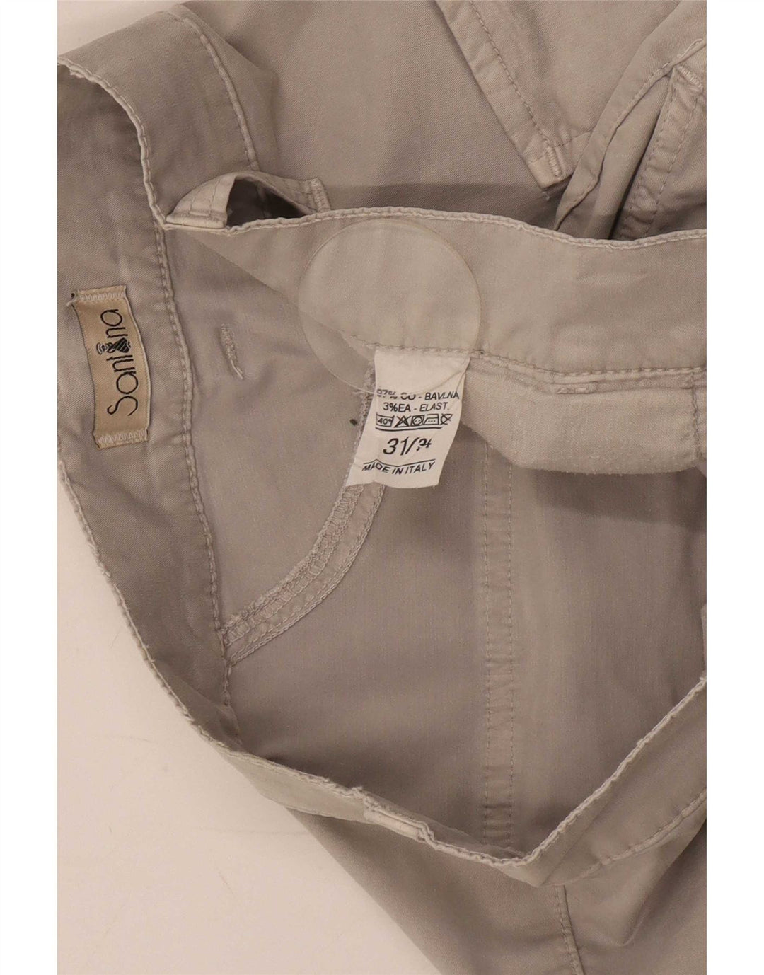 Pantaloni cargo slim pentru bărbați vintage W31 L30 bumbac gri