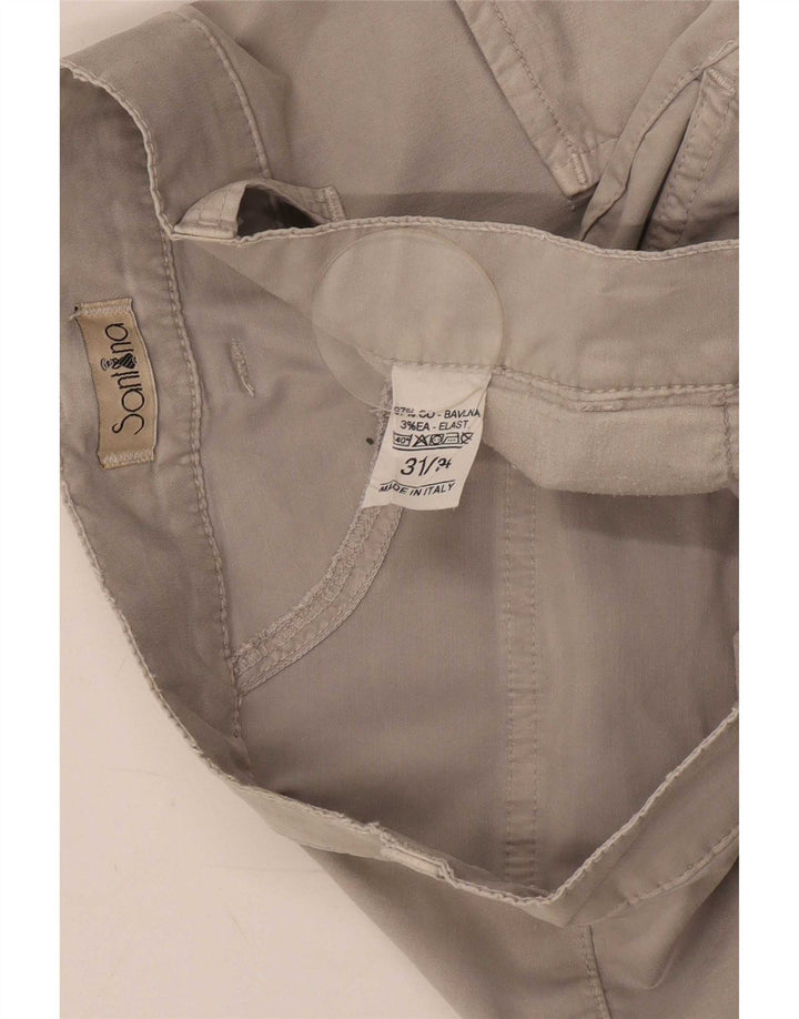 Pantaloni cargo slim pentru bărbați vintage W31 L30 bumbac gri