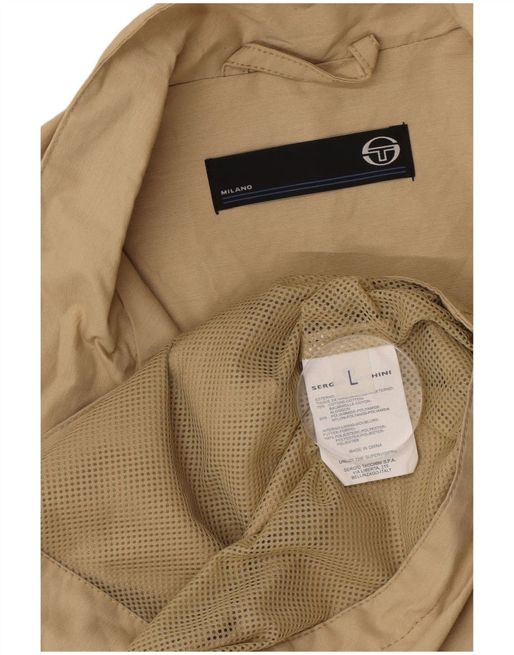 Sergio Tacchini Trening pentru bărbați Jachetă mare din bumbac kaki