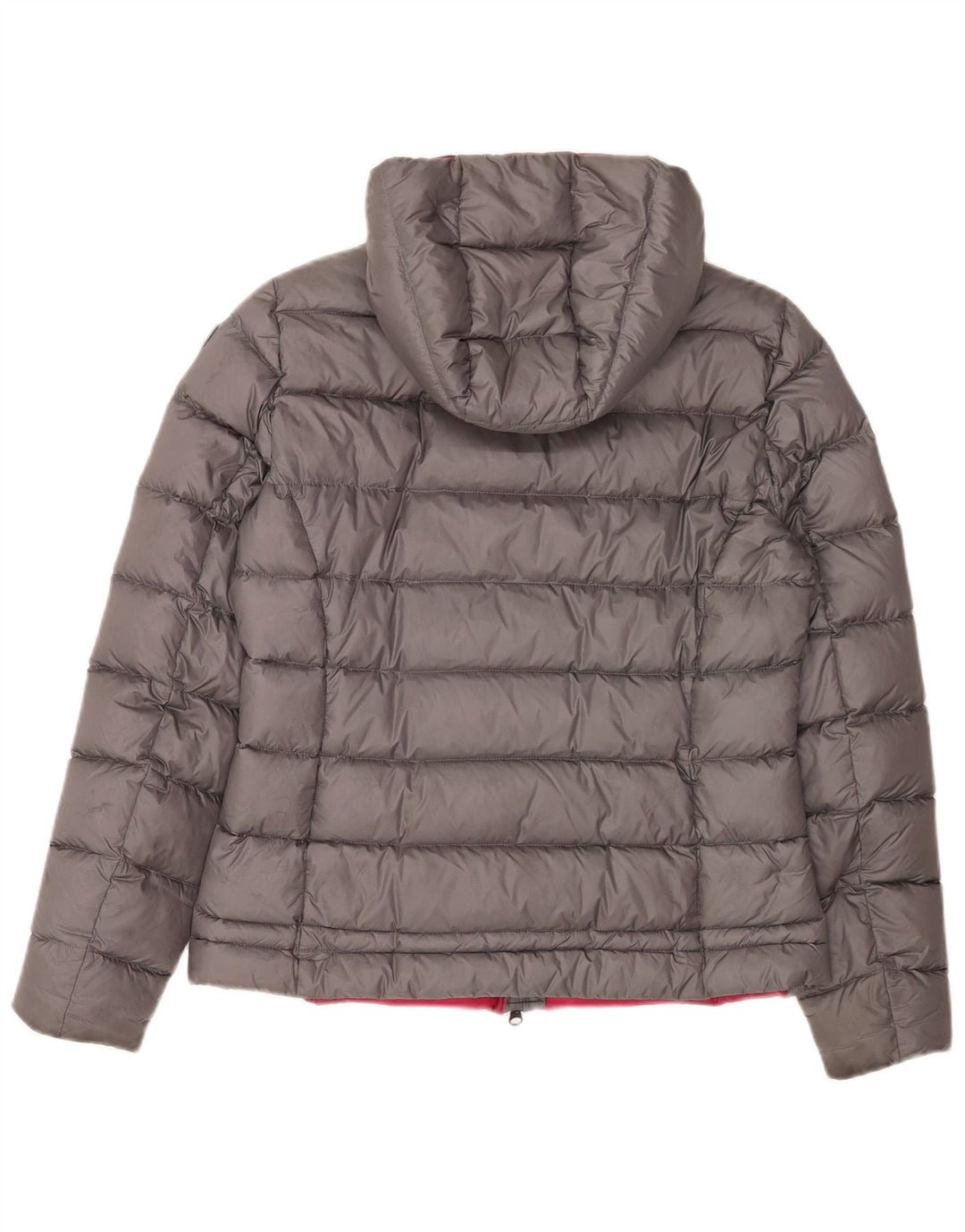 Jachetă căptușită cu glugă Blauer pentru femei UK 14 Medium Gri Poliamidă