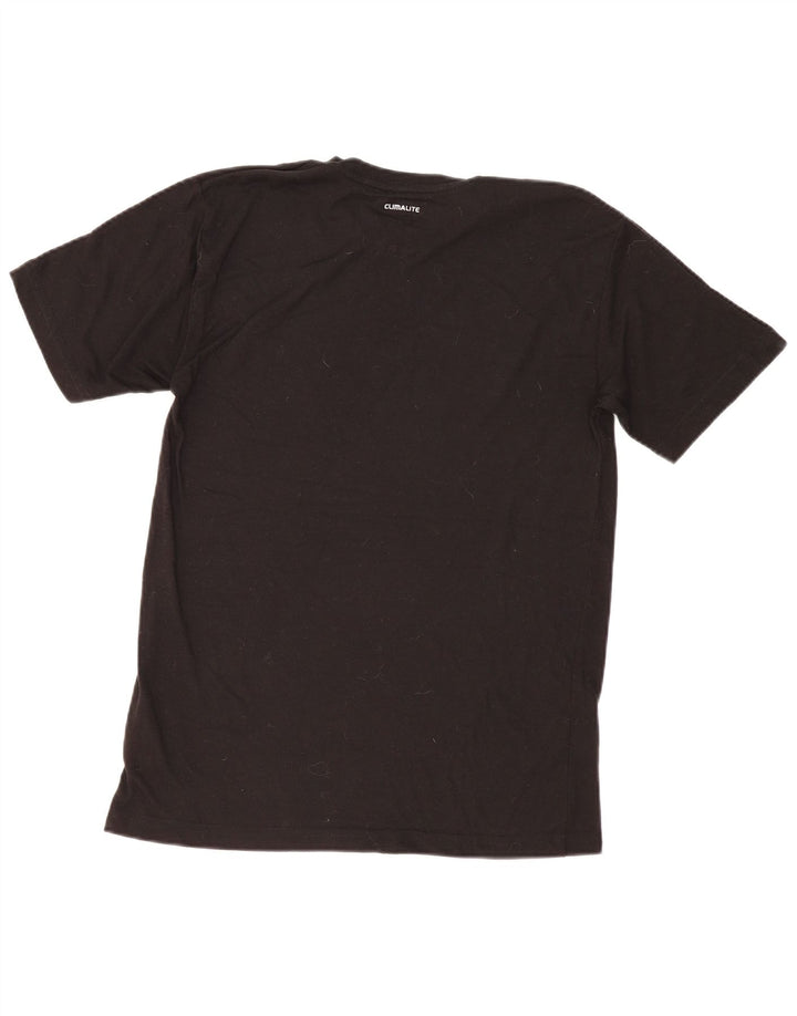 Tricou Adidas Climalite pentru bărbați Top Mediu Negru Poliester