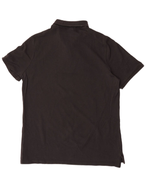 Tricou polo Nike pentru bărbați 2XL, bumbac negru