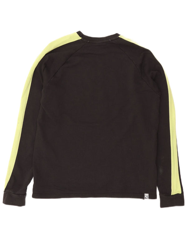 Pulover Puma pentru femei UK 14 Medium Black Colorblock Bumbac