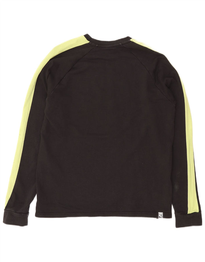 Pulover Puma pentru femei UK 14 Medium Black Colorblock Bumbac