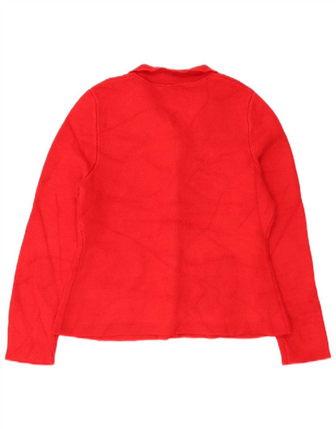 Pulover cardigan pentru femei Zara UK 12, viscoză roșie medie