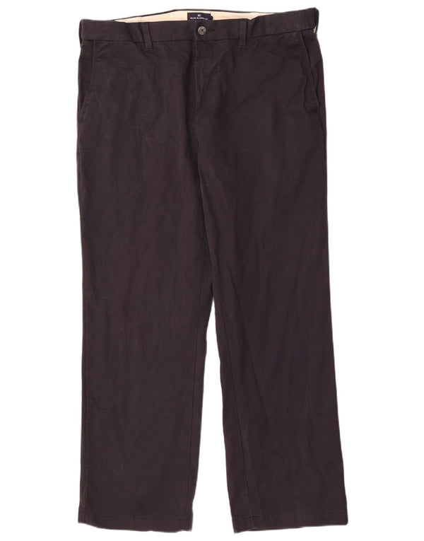 Marks & Spencer Pantaloni Chino Drepți Blue Harbour pentru bărbați L36 L29 bleumarin