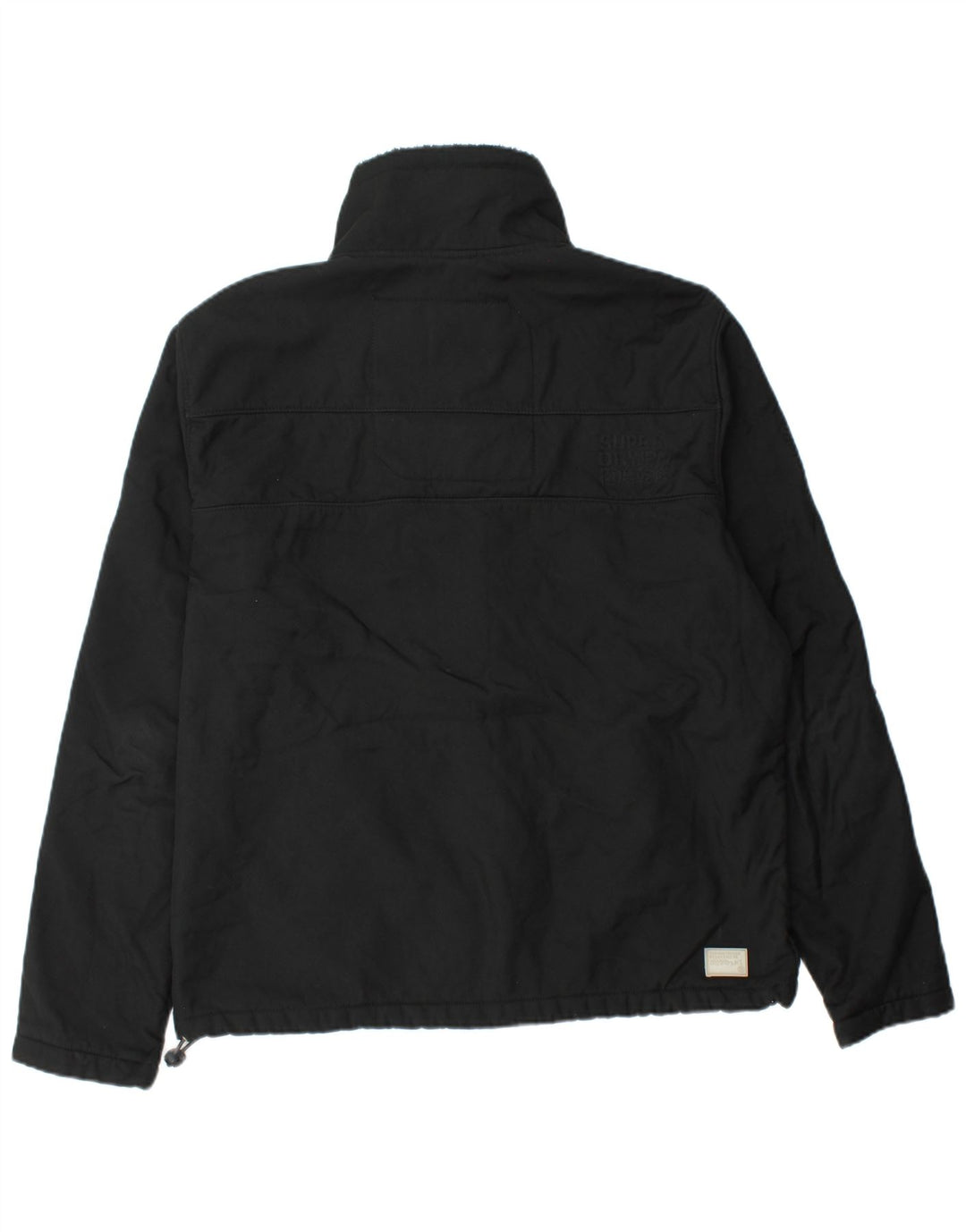 SUPERDRY Windtrekker Windbreaker Jacket pentru bărbați UK 46 3XL Poliester negru