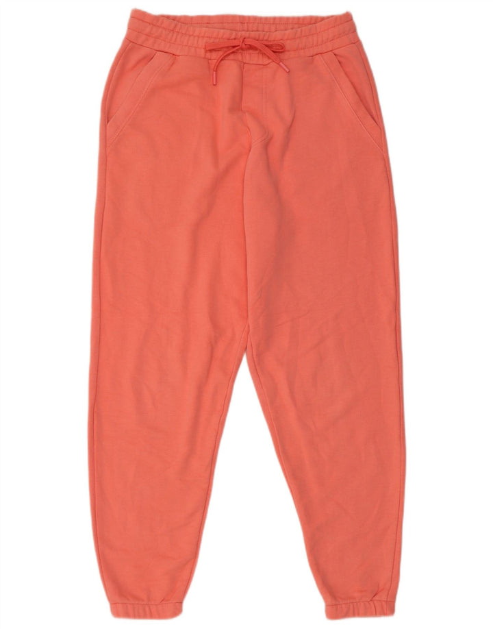 Pantaloni de trening Zara Barbati Joggeri Bumbac portocaliu mediu