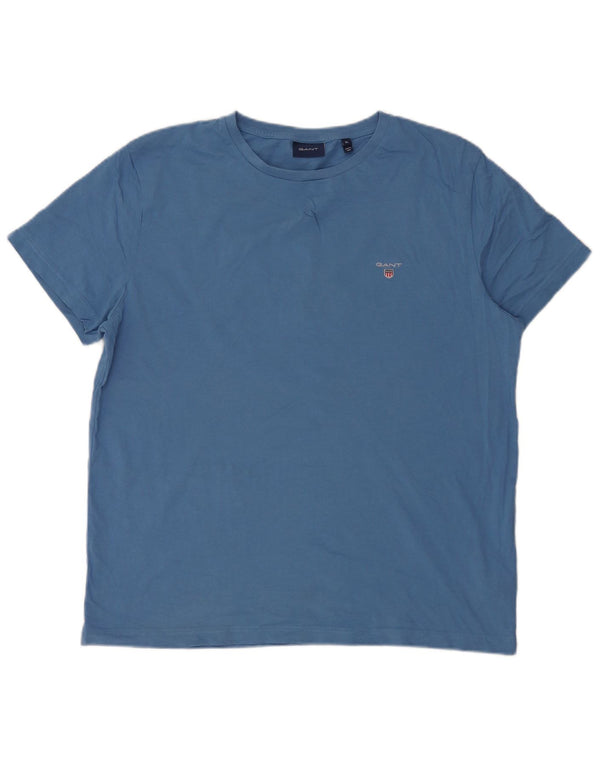 Tricou Bărbați Gant Top XL Bumbac Albastru