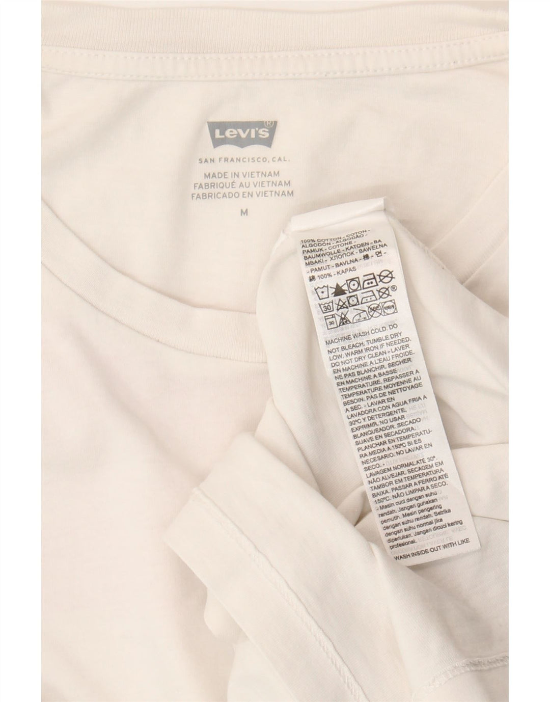 Tricou grafic pentru bărbați Levi's Top Medium White Bumbac