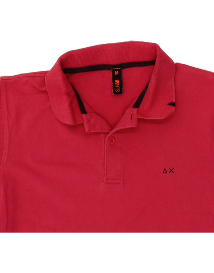 SUN68 Boys Polo Shirt 13-14 Years Medium Pink Cotton Vintage Sun68 and Second-Hand Sun68 from Messina Hembry 