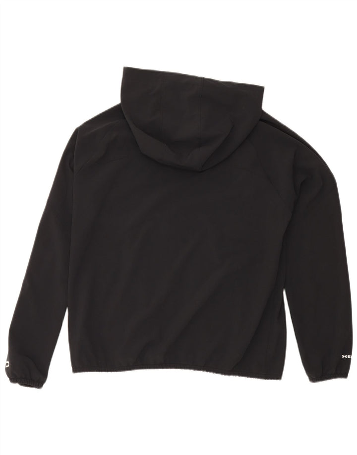Jachetă de trening cu glugă Under Armour pentru bărbați, poliester mediu negru