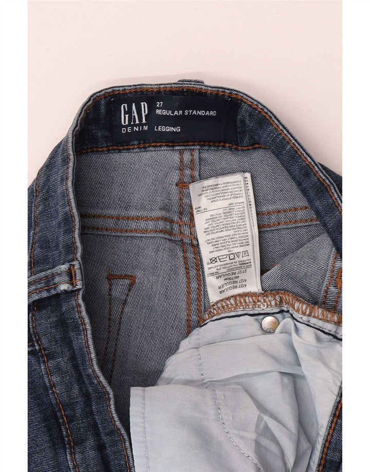 Blugi cu jambiere obișnuite pentru femei Gap US 4 Small W27 L27 Bumbac albastru