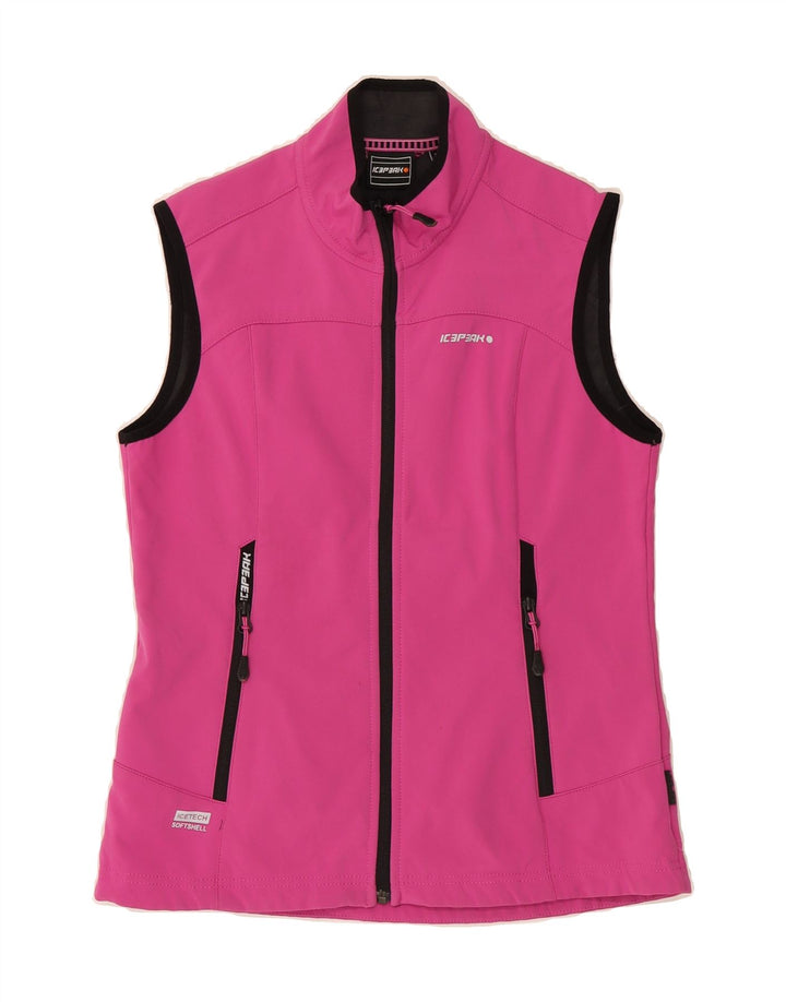 ICEPEAK Womens Gilet EU 34 XS Pink Polyester Vintage Icepeak and Second-Hand Icepeak from Messina Hembry 