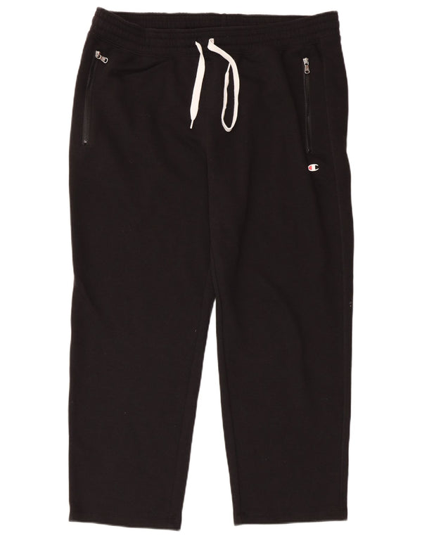 CHAMPION Pantaloni de trening crop pentru bărbați Pantaloni de jogging 2XL Negru