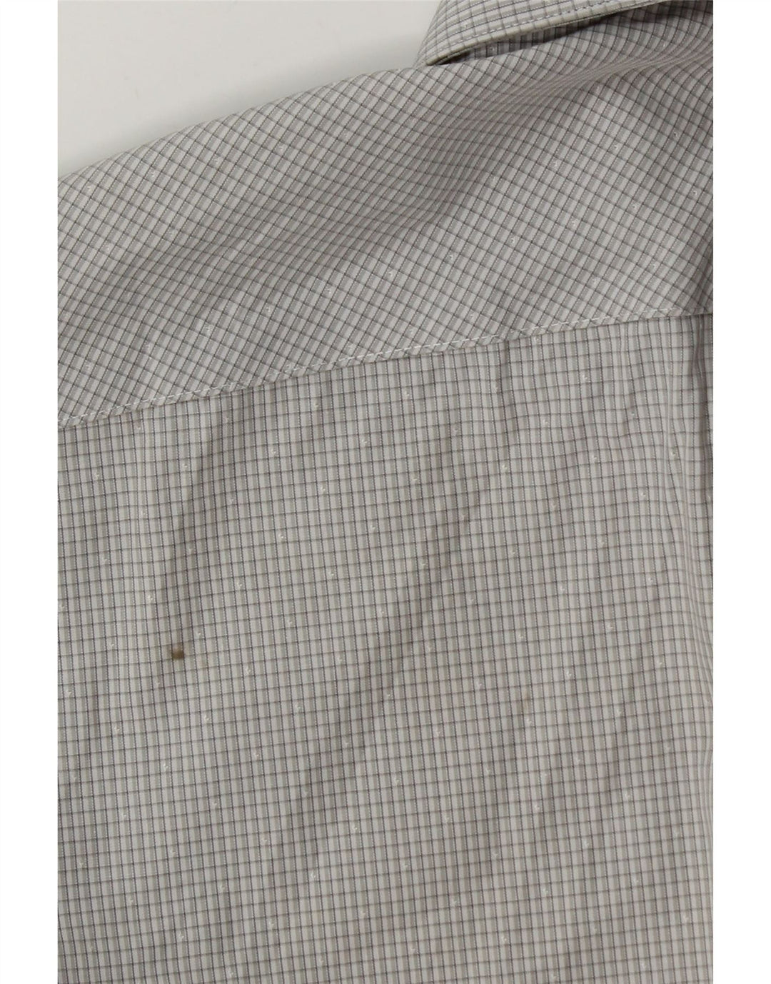 Cămașă pentru bărbați Calvin Klein Slim Fit Mărimea 39 15 1/2 Medium Gri Gingham Bumbac