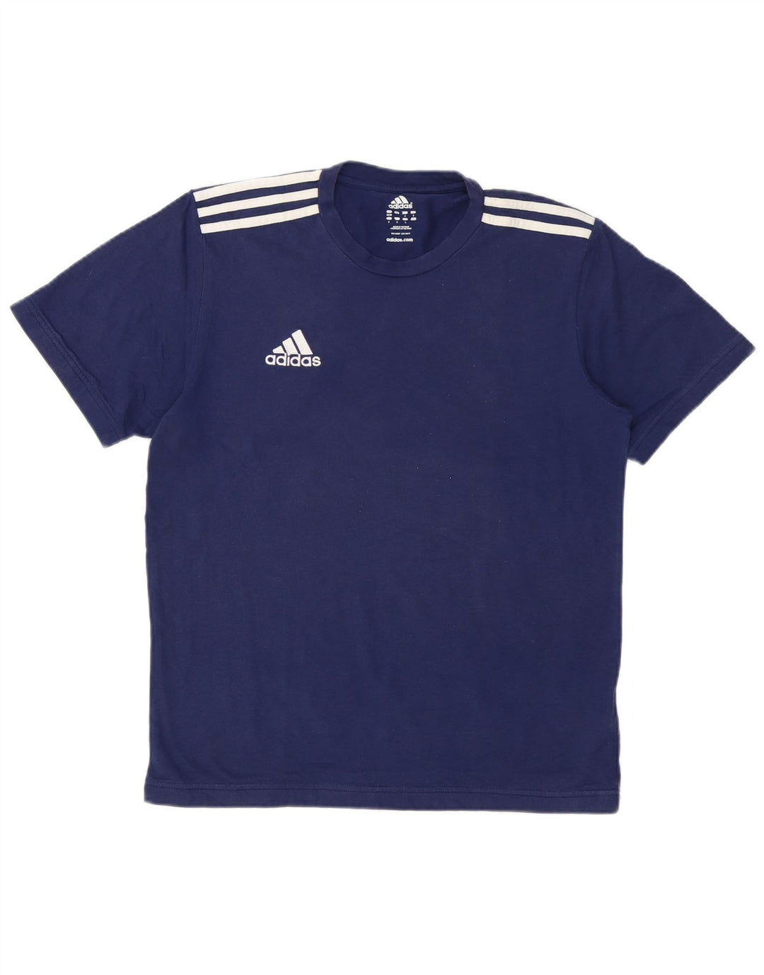 Tricou pentru bărbați ADIDAS Top UK 38/40 Medium Bleumarin Bumbac