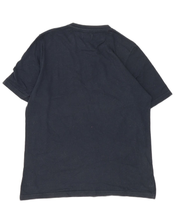Tricou grafic pentru bărbați Kappa Top mare din bumbac bleumarin