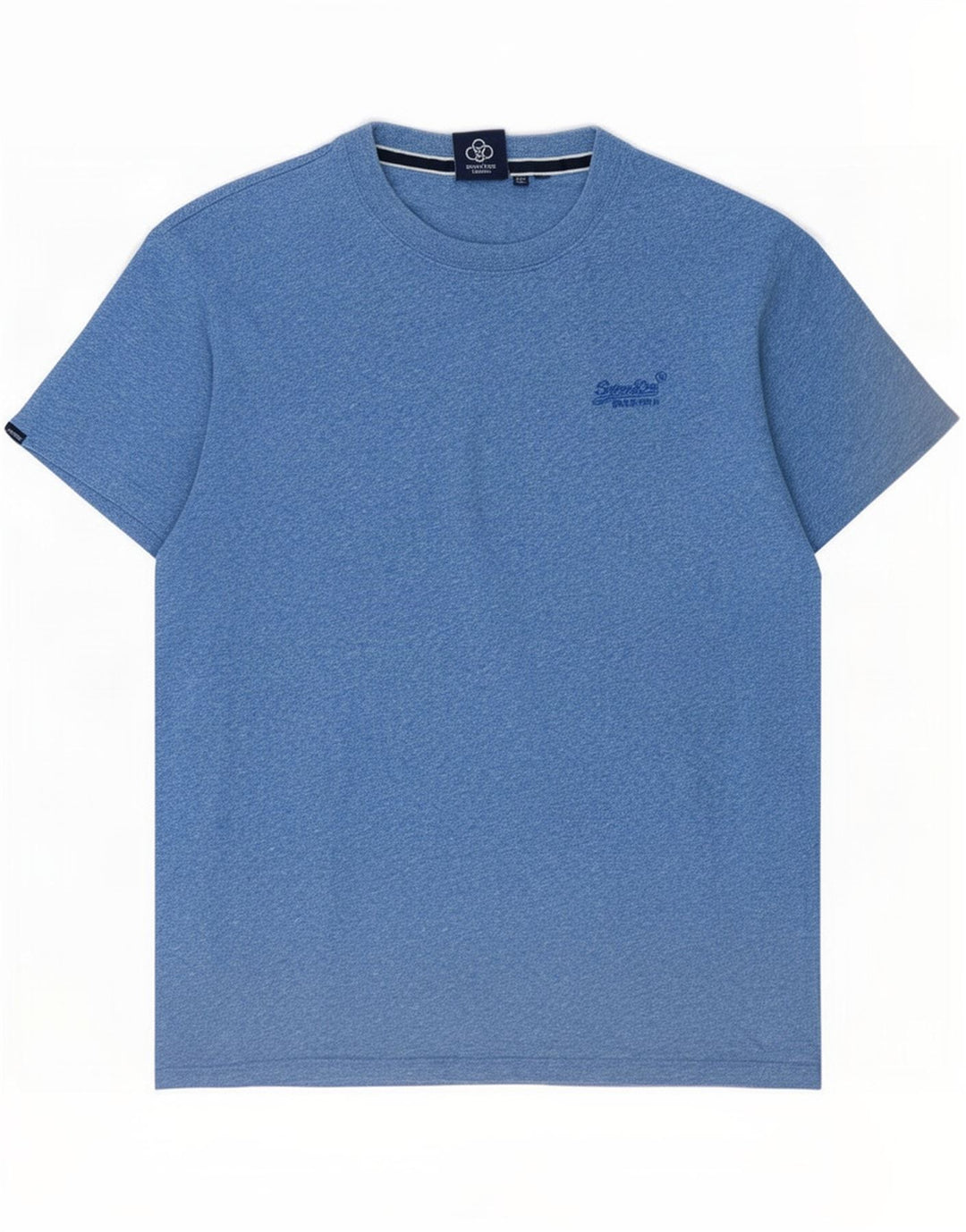 Tricou Superdry pentru bărbați Top Medium Blue Pete Bumbac