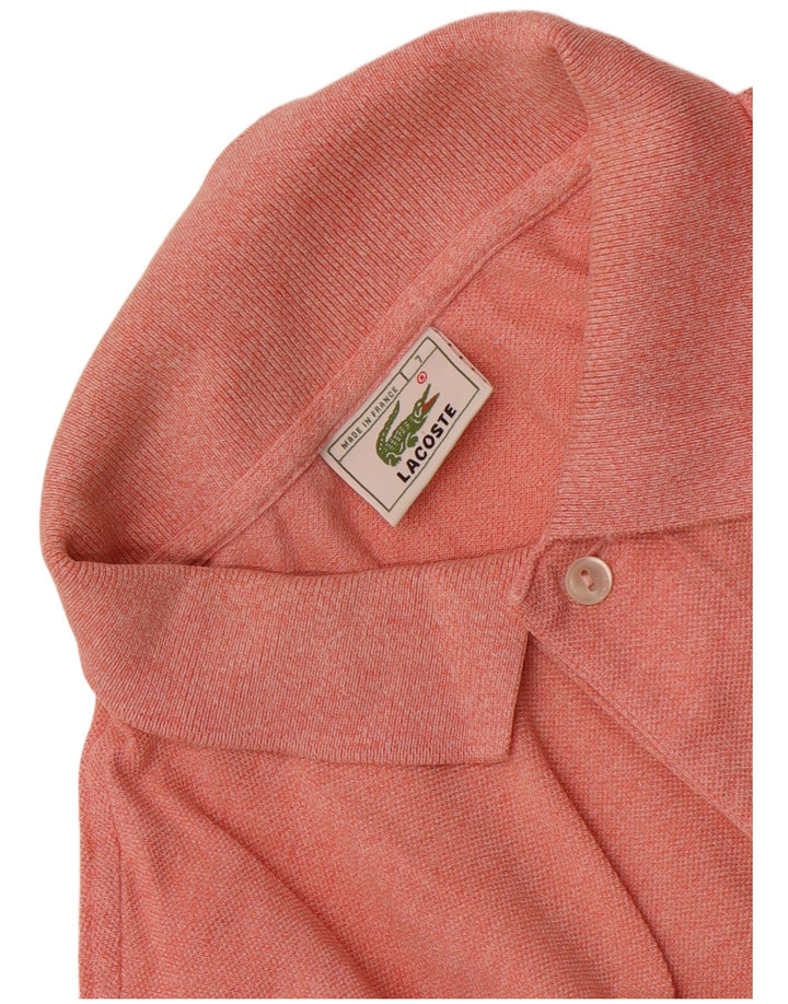 Tricou polo pentru bărbați Lacoste Mărimea 7 2XL Roz