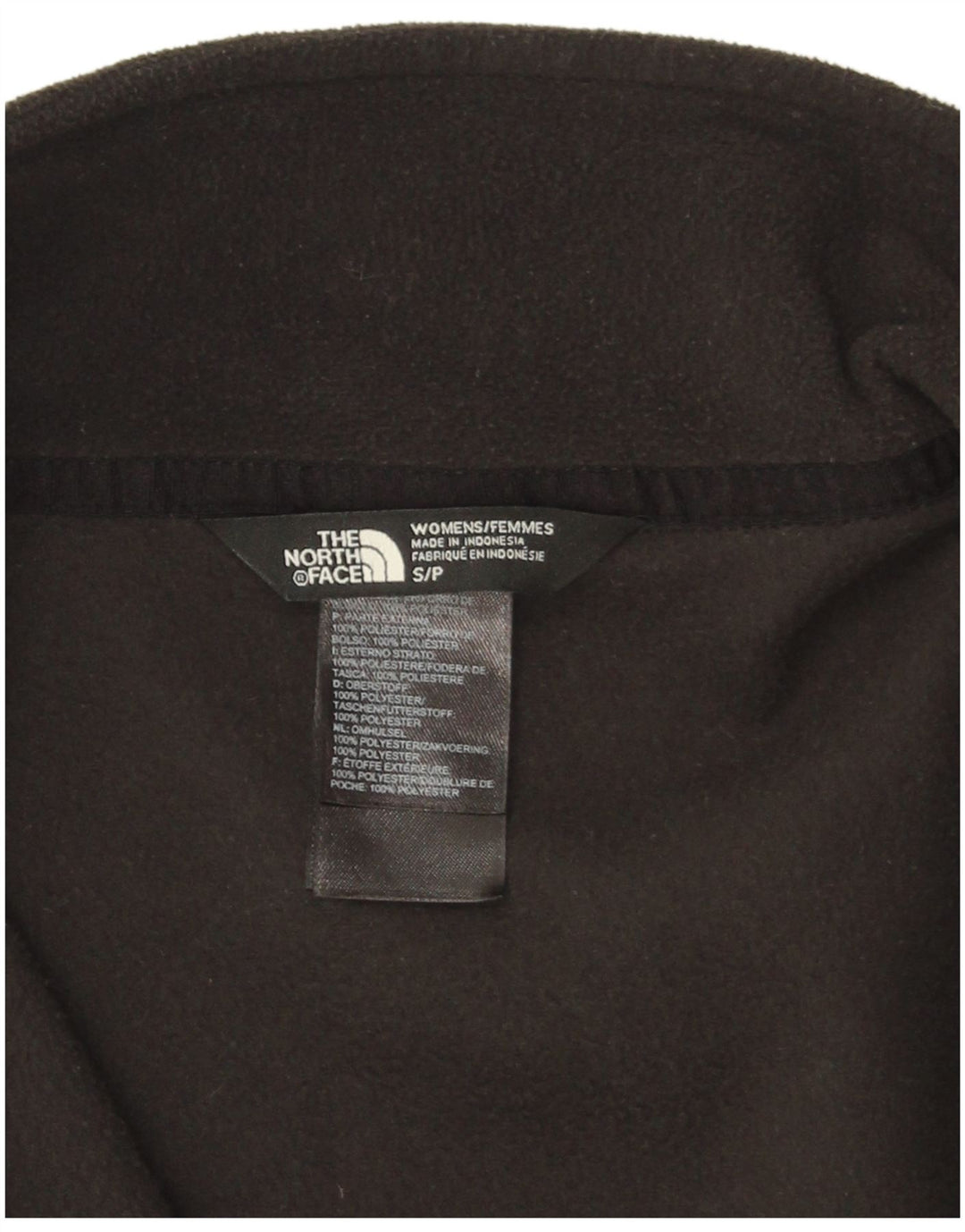 Jachetă polară pentru femei THE NORTH FACE UK 10 Poliester negru mic