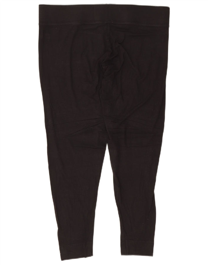 Leggings Capri pentru femei Marks & Spencer UK 18 XL, viscoză neagră