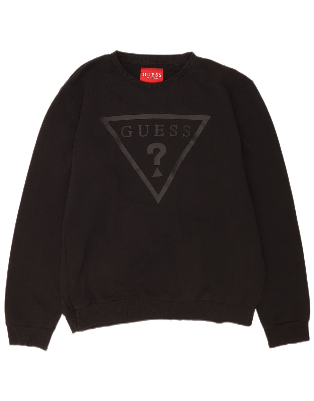 Hanorac grafic Guess Jumper XL bumbac negru
