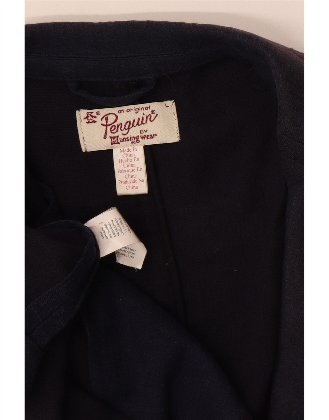Jachetă pentru bărbați Penguin pentru bărbați, cu 1 nasture, UK 40, mare, bleumarin, bumbac