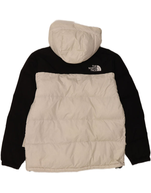 Jachetă căptușită cu glugă pentru bărbați The North Face UK 40 Large White Colorblock