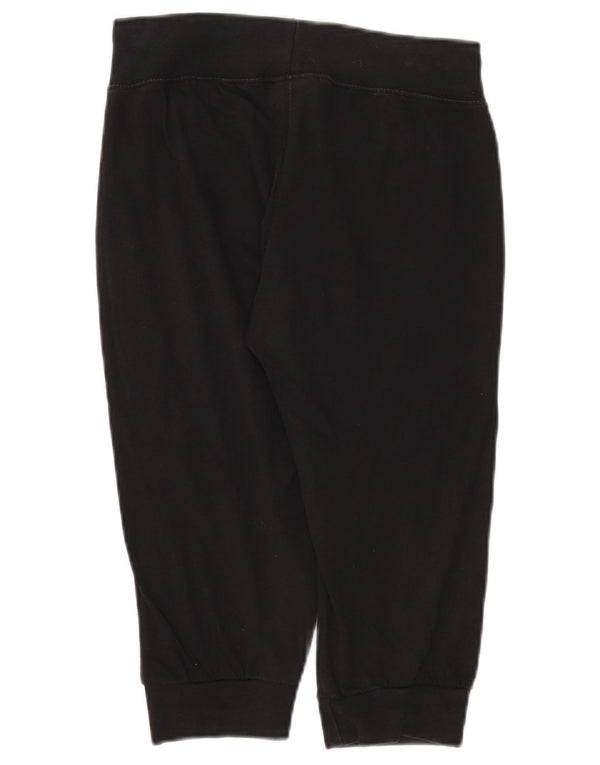 Pantaloni de trening Capri pentru femei Champion Pantaloni de jogging UK 6 XS Bumbac negru