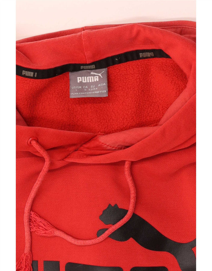 Pulover pentru bărbați Puma Graphic Hoodie Jumper mare roșu