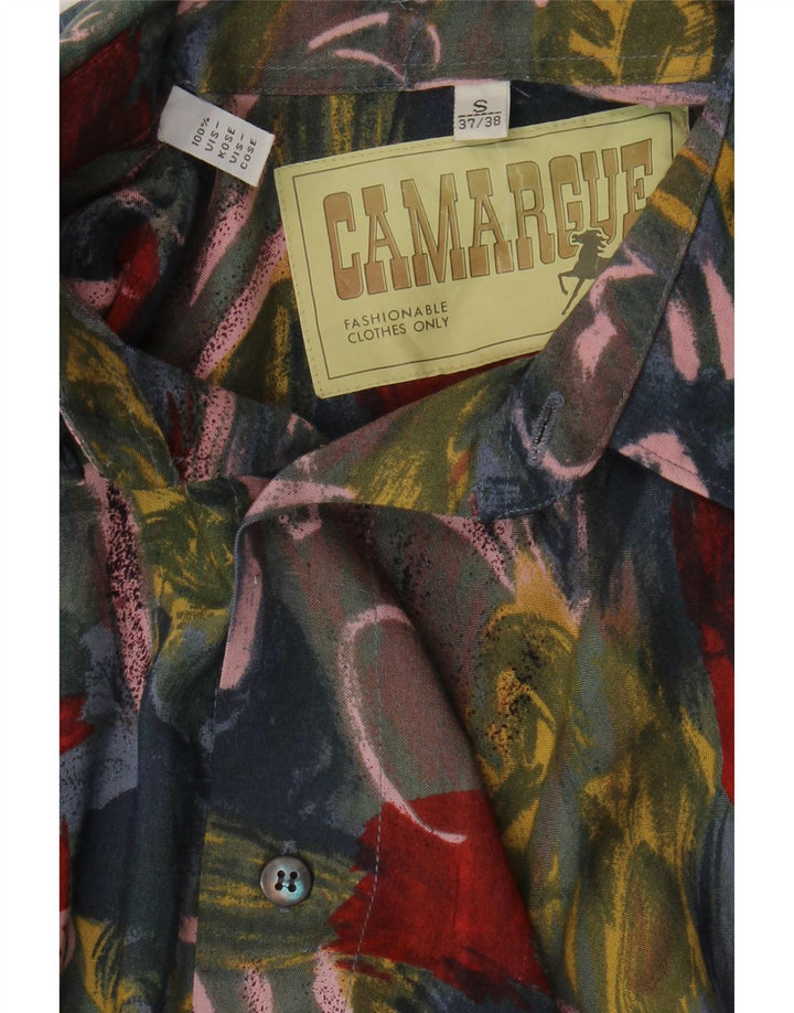 Cămașă Camargue pentru bărbați cu model abstract Mărimea 37/38 Viscoză mică, multicoloră