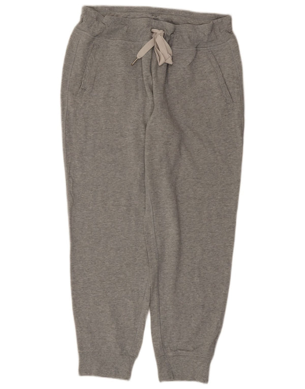 Calvin Klein Pantaloni de trening grafic pentru femei Joggeri UK 14 Large Gri