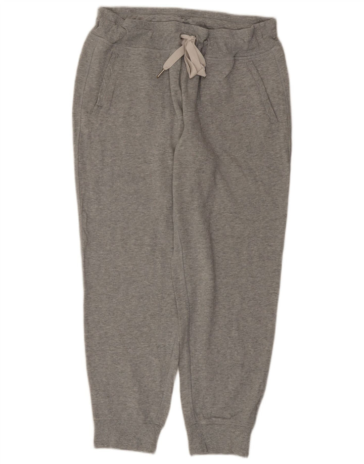 Calvin Klein Pantaloni de trening grafic pentru femei Joggeri UK 14 Large Gri