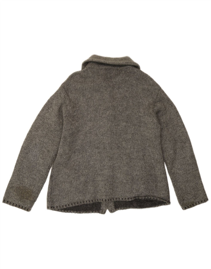 Pulover cardigan pentru femei Sportmax UK 16 mare gri