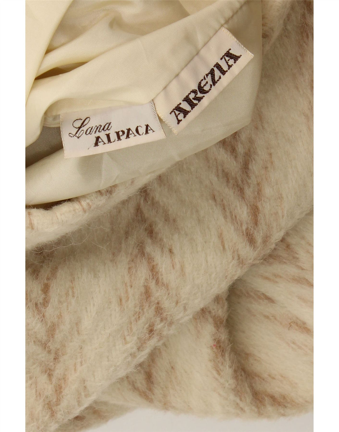 Arezia Manson supradimensionat pentru femei UK 20 2XL Bej Lână în spinare