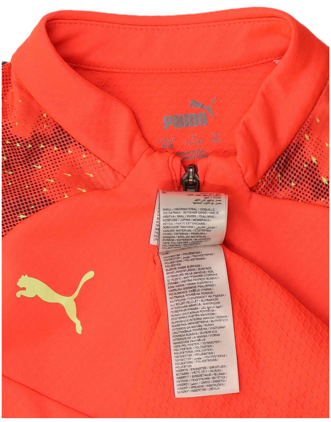 Tricou Puma pentru băieți, cu pulover grafic, 11-12 ani, portocaliu