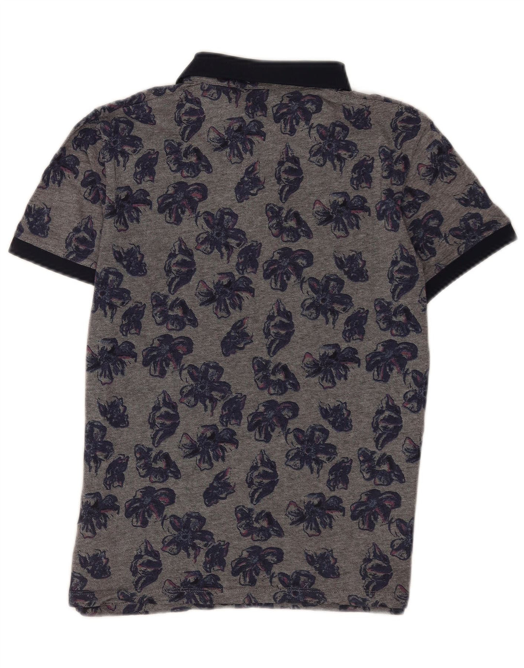 Tricou polo pentru bărbați Ted Baker Mărimea 4 mare, gri, bumbac cu flori