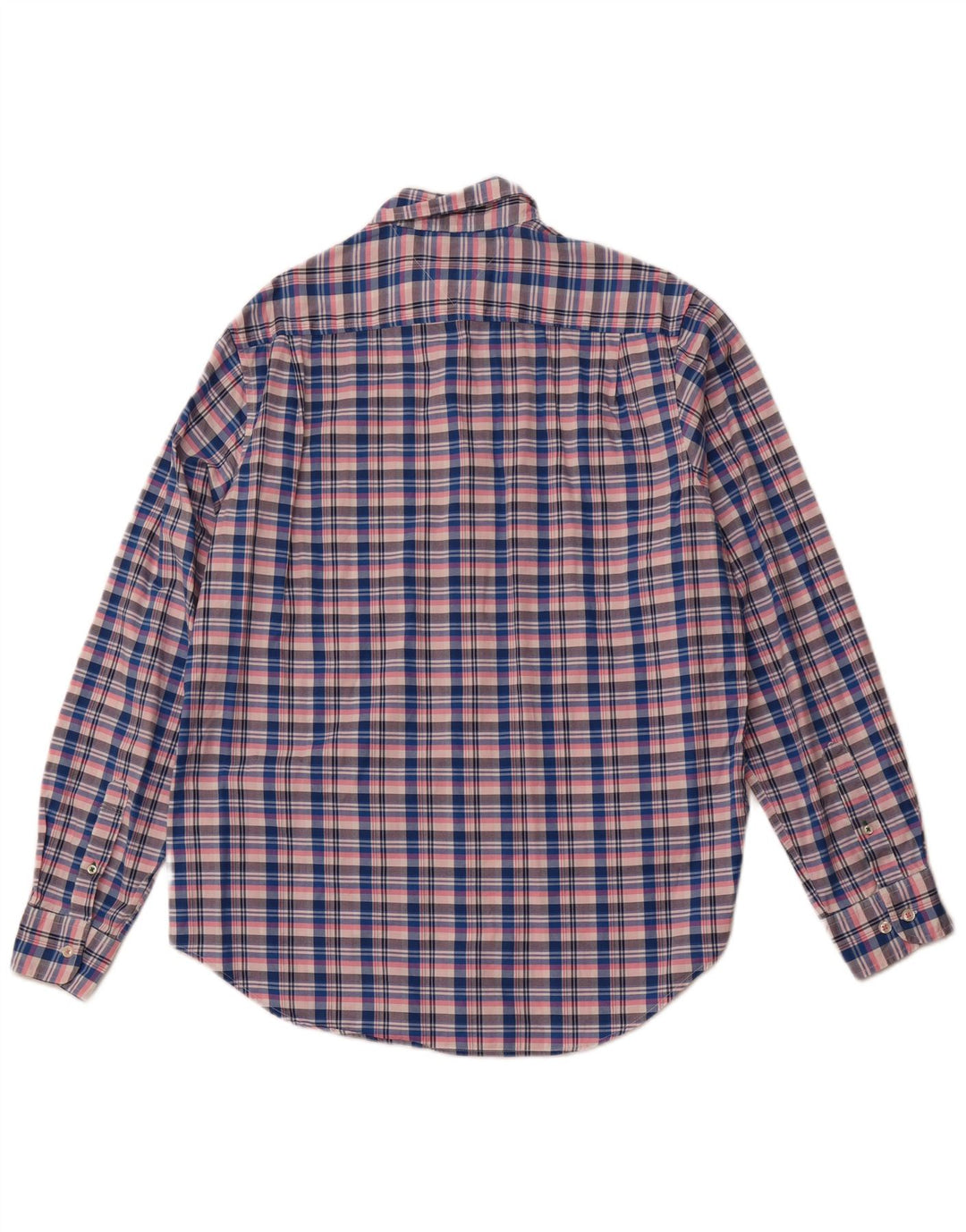 TOMMY HILFIGER Mens Classic Fit Shirt Medium Multicoloured Check Cotton